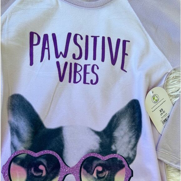 Wonder Nation Girls Long Sleeve Fleece Sleep Gown size 4 nwt - Picture 2 of 5